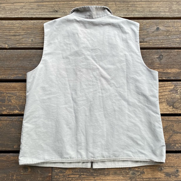 Eileen fisher zip up vest fleece vest - Picture 3 of 5